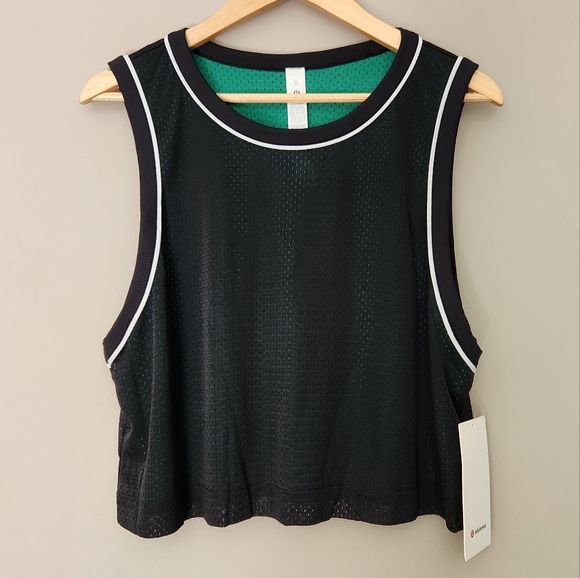 lululemon athletica Tops - Lululemon Double Layered Mesh Reversible Tank